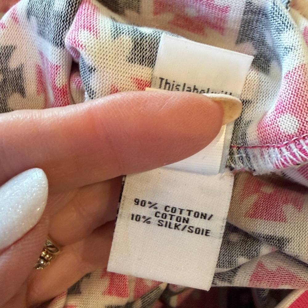 NWT Diane von Furstenberg Reina “Check Dot Pink” Long Sleeve Shift Dress Size 6 - Picture 13 of 14